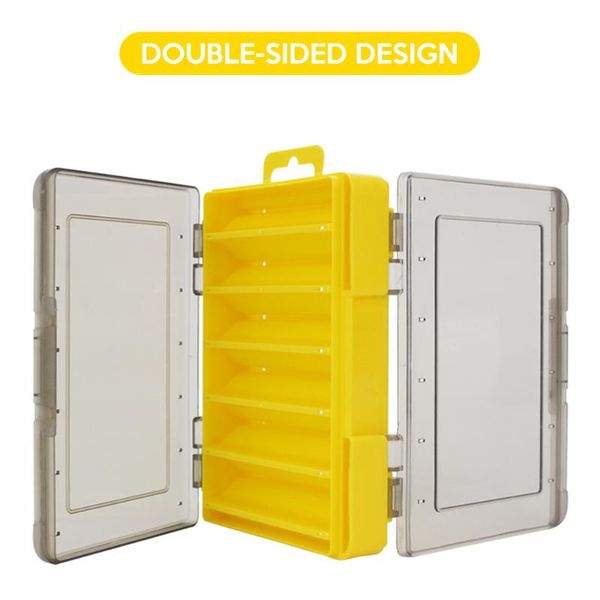 12/14 compartments double sided fishing lure box squid jig minnows bait fishing tackle box storage case container tools
12/14 compartments double sided fishing lure box squid jig minnows bait fishing tackle box storage case container tools