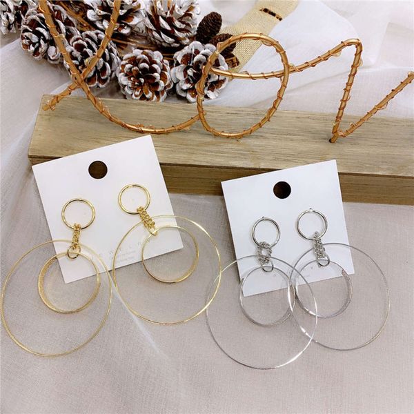 hbp fashion korea east gate size hollowed out metal round wave ring collar big exaggerated long tassel earrings, Silver
hbp fashion korea east gate size hollowed out metal round wave ring collar big exaggerated long tassel earrings, Silver
