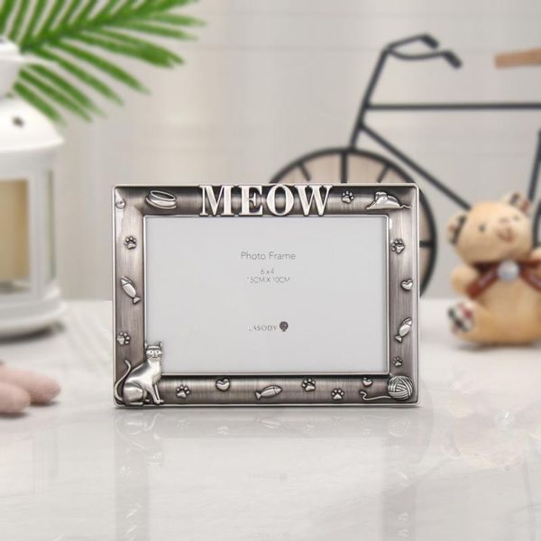 frames lasody metal dog po picture tableframe for woof house gift