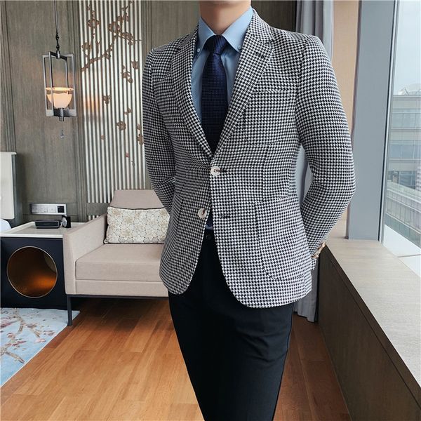 New British 2021 Style Autumn Casual Business Vintage Blazer Men's Formal Fine Fit Wear Two 3xl-m Jacket Buttons P2F4, White;black
New British 2021 Style Autumn Casual Business Vintage Blazer Men's Formal Fine Fit Wear Two 3xl-m Jacket Buttons P2F4, White;black
