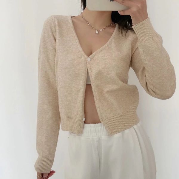 new short long sleeve t-shirt ins european and american women's 2021 spring open navel v-neck cardigan fnpd, Black;white
new short long sleeve t-shirt ins european and american women's 2021 spring open navel v-neck cardigan fnpd, Black;white