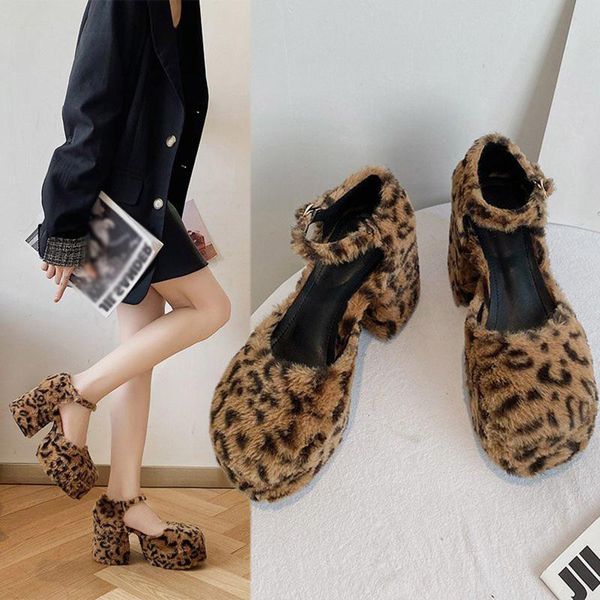 sandals leopard round toe shoes casual buckle strap high heels fashion pu ladies flock single, Black
sandals leopard round toe shoes casual buckle strap high heels fashion pu ladies flock single, Black