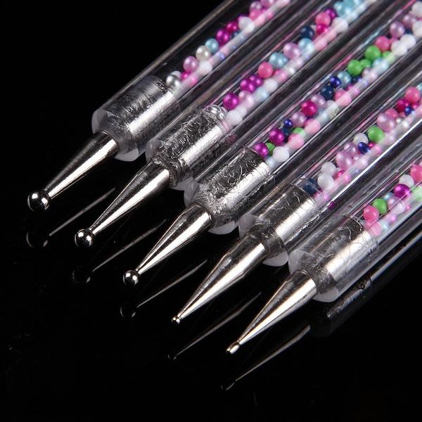 dotting tools 5pcs set uv gel painting drawing nail art dot point pen acrylic caviar 2 way brush salon decorations manicure kit, Silver
dotting tools 5pcs set uv gel painting drawing nail art dot point pen acrylic caviar 2 way brush salon decorations manicure kit, Silver