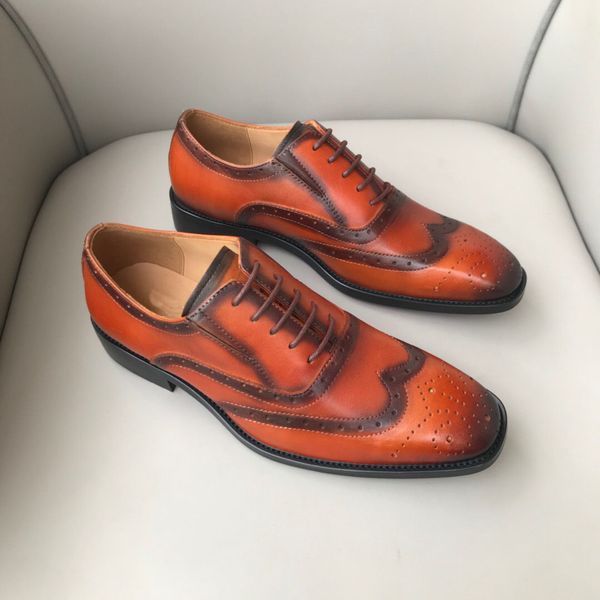 mens elegant business party wedding genuine leather dress shoes brand fashion oxfords shoes male outdoor casual walking shoes size 38-45, Black
mens elegant business party wedding genuine leather dress shoes brand fashion oxfords shoes male outdoor casual walking shoes size 38-45, Black