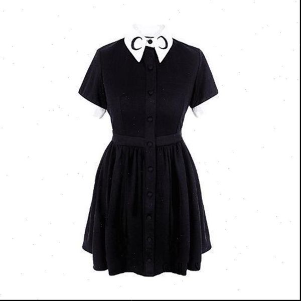 new fashion summer women dresses moon print gothic punk slim fit black button down short sleeve dress party sundress, Black;gray
new fashion summer women dresses moon print gothic punk slim fit black button down short sleeve dress party sundress, Black;gray