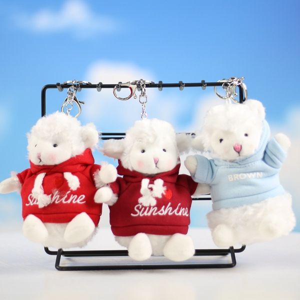 net red ins cute little white cashmere toy doll cartoon sheep pendant book bag key ring
net red ins cute little white cashmere toy doll cartoon sheep pendant book bag key ring