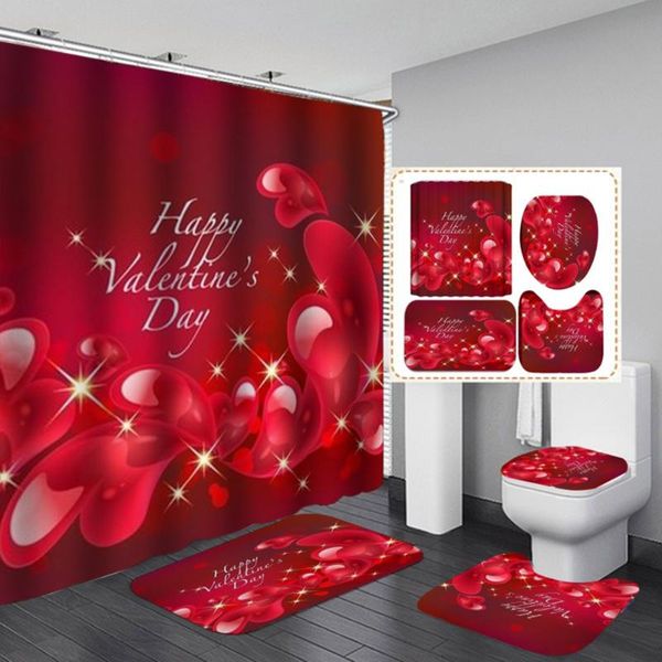 shower curtains 4pcs bathroom 3d curtain set soft mat carpet rugs romantic valentine's day home decor
shower curtains 4pcs bathroom 3d curtain set soft mat carpet rugs romantic valentine's day home decor