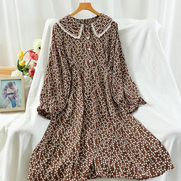 casual dresses gentle wind and sweet korean fan early autumn dress women 2021 printed waist strap floral mid-length fashion all size, Black;gray
casual dresses gentle wind and sweet korean fan early autumn dress women 2021 printed waist strap floral mid-length fashion all size, Black;gray
