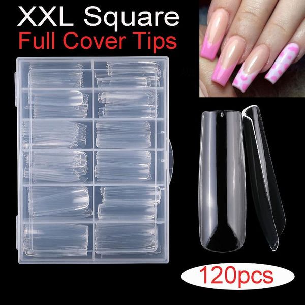false nails 120pcs/box 45cm xxl straight square full cover tips acrylic press on fake for manicure home, Red;gold
false nails 120pcs/box 45cm xxl straight square full cover tips acrylic press on fake for manicure home, Red;gold