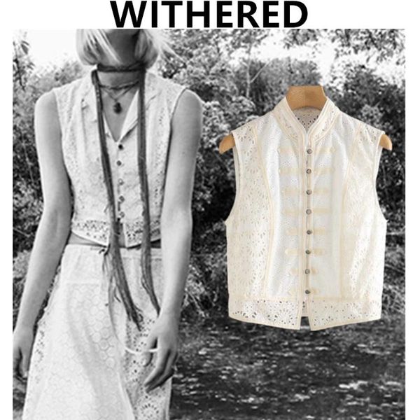 women's blouses & shirts withered england indie folk vintage patchwork embroidery short tank blouse women blusas mujer de moda 2021 shi, White
women's blouses & shirts withered england indie folk vintage patchwork embroidery short tank blouse women blusas mujer de moda 2021 shi, White