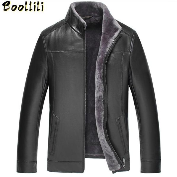 men's leather & faux boollili men sheepskin coat winter genuine jacket real wool liner warm jackets chaqueta cuero hombre, Black
men's leather & faux boollili men sheepskin coat winter genuine jacket real wool liner warm jackets chaqueta cuero hombre, Black