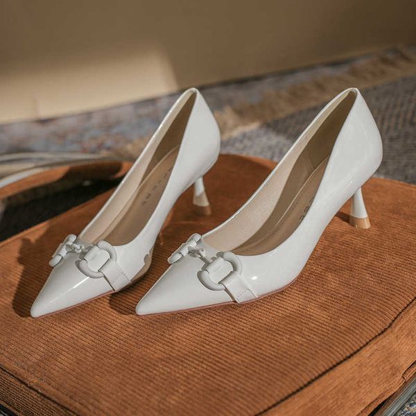dress shoes high heels 6083 high heel's thin heels winter 2022 versatile pointed patent leather shallow mouth temperament single shoese, Black
dress shoes high heels 6083 high heel's thin heels winter 2022 versatile pointed patent leather shallow mouth temperament single shoese, Black