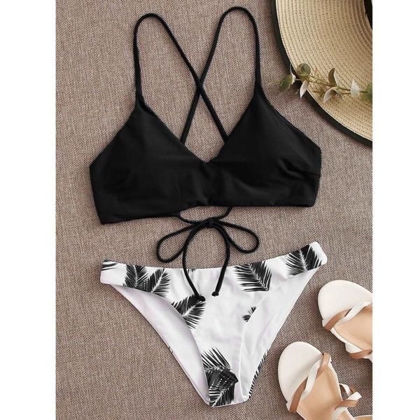 women's swimwear brazilian bikini 2021 floral random print set push-up swimsuit beachwear padded suit female, White;black
women's swimwear brazilian bikini 2021 floral random print set push-up swimsuit beachwear padded suit female, White;black