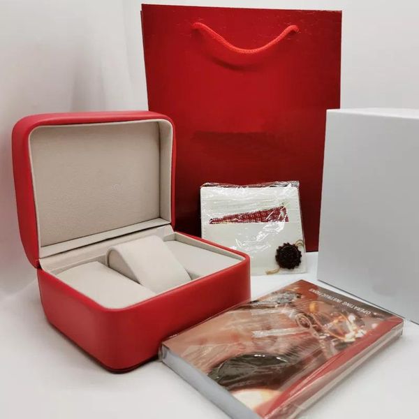 watch boxes & cases 2021 luxury square red booklet card tags and papers in english watches box original inner outer men wristwatch, Black;blue
watch boxes & cases 2021 luxury square red booklet card tags and papers in english watches box original inner outer men wristwatch, Black;blue