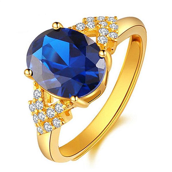 cluster rings 14k gold color blue crystal sapphire zircon diamonds gemstones for women jewelry bijoux bague wedding ring band party gift, Golden;silver
cluster rings 14k gold color blue crystal sapphire zircon diamonds gemstones for women jewelry bijoux bague wedding ring band party gift, Golden;silver