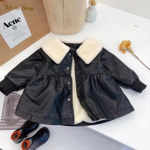 baby girl pu leather jacket fur in one winter spring autumn infant toddler kids coat outwear clothes 1 8y, Blue;gray
baby girl pu leather jacket fur in one winter spring autumn infant toddler kids coat outwear clothes 1 8y, Blue;gray