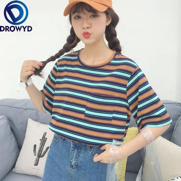women's t-shirt red striped print women korean loose o-neck short sleeve for plus size streetwear female 2021 spring casual fashion top, White
women's t-shirt red striped print women korean loose o-neck short sleeve for plus size streetwear female 2021 spring casual fashion top, White