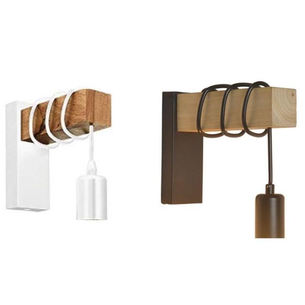ironwood nordic wall lamp stairs home wall lamp tv wood log living room