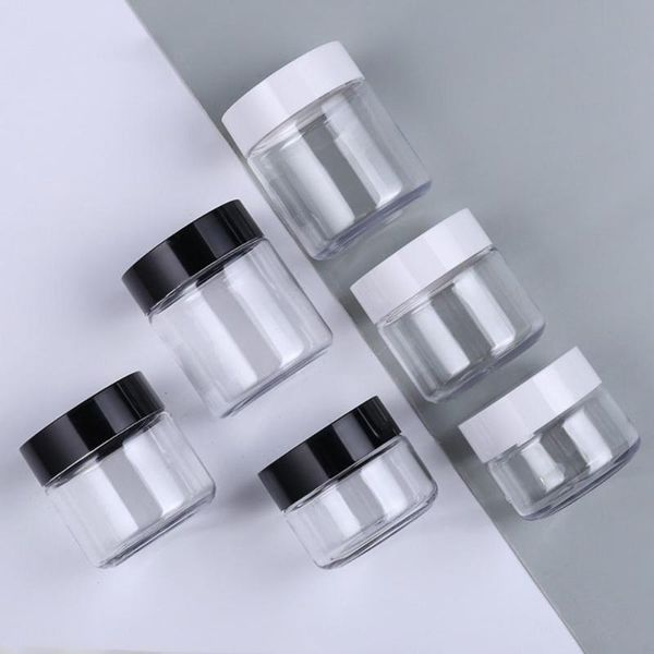 1pcs cosmetic jar 60/100/120ml small empty cosmetic refillable bottles plastic eyeshadow makeup face cream pot container
1pcs cosmetic jar 60/100/120ml small empty cosmetic refillable bottles plastic eyeshadow makeup face cream pot container