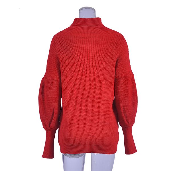 Fashion 2021 Winter Turtleneck Lantern Sleeve Pullover Sweater Women Autumn Loose Solid Collar High Street New FB46, White;black
Fashion 2021 Winter Turtleneck Lantern Sleeve Pullover Sweater Women Autumn Loose Solid Collar High Street New FB46, White;black