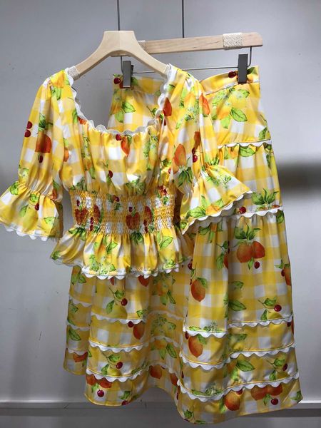 truevoker lady runway fashion vocation skirt set mujer colorful fruit print crop + midi women cottagecor 210602, White
truevoker lady runway fashion vocation skirt set mujer colorful fruit print crop + midi women cottagecor 210602, White