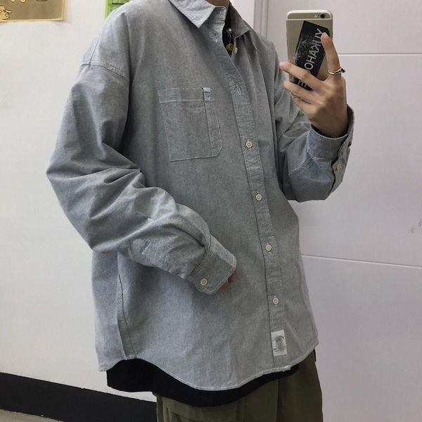 spring solid color shirt men's cotton and linen korean loose business casual shirt men's streetwear retro long-sleeved men, White;black
spring solid color shirt men's cotton and linen korean loose business casual shirt men's streetwear retro long-sleeved men, White;black