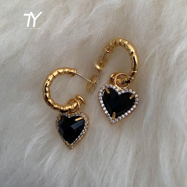 dangle & chandelier european and american retro black heart-shaped pendant korean fashion jewelry neo gothic girl's unusual drop earrin, Silver
dangle & chandelier european and american retro black heart-shaped pendant korean fashion jewelry neo gothic girl's unusual drop earrin, Silver