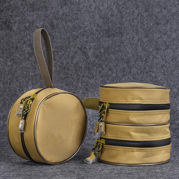 fishing accessories canvas round reels bag single double layers holster packet lure coil bags
fishing accessories canvas round reels bag single double layers holster packet lure coil bags
