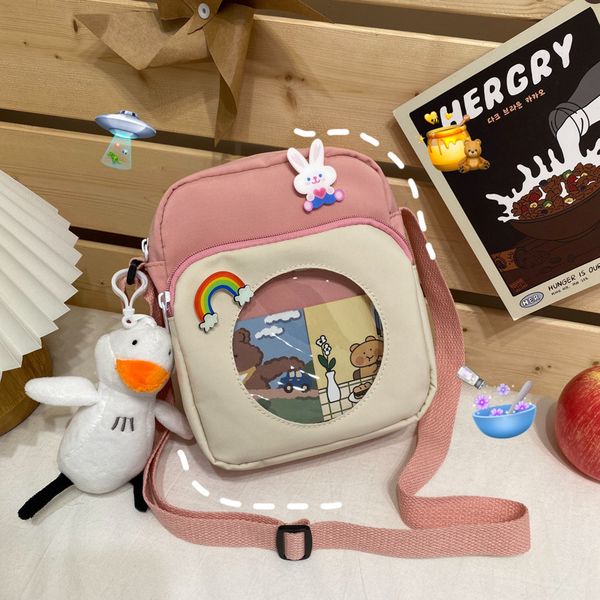 shoulder version korean female messenger small contrast girl ins bag cute summer transparent color student japanese new quglx
shoulder version korean female messenger small contrast girl ins bag cute summer transparent color student japanese new quglx