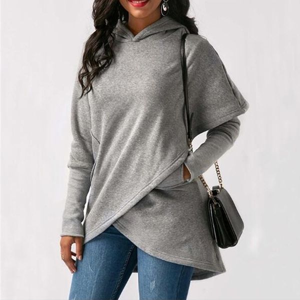 women hoodies sweatshirts autumn winter plus size 3xl solid hooded long sleeve female pullovers pocket casual lady hoodie 201113, Black
women hoodies sweatshirts autumn winter plus size 3xl solid hooded long sleeve female pullovers pocket casual lady hoodie 201113, Black