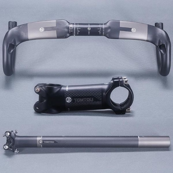 bike handlebars &components tomtou carbon fiber road handlebar + stem seatpost bicycle bent bar sets parts xxx
bike handlebars &components tomtou carbon fiber road handlebar + stem seatpost bicycle bent bar sets parts xxx