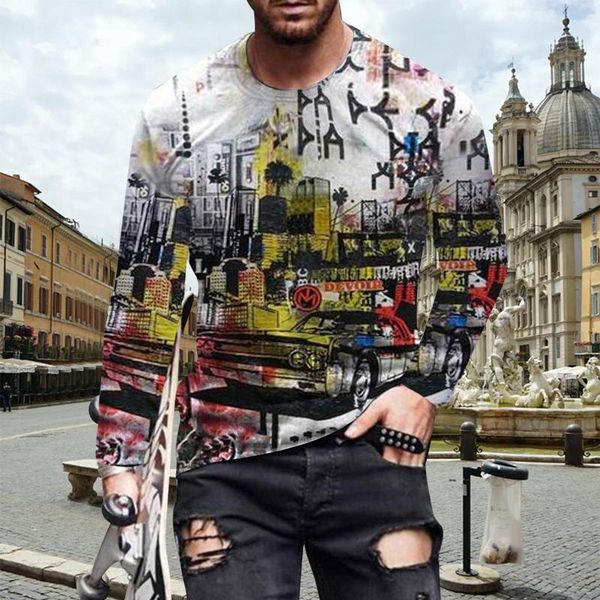 men's t-shirts aesthetic t shirt for men casual street 3d digital printing round neck long sleeve t-shirt streetwear oversized tees, White;black
men's t-shirts aesthetic t shirt for men casual street 3d digital printing round neck long sleeve t-shirt streetwear oversized tees, White;black