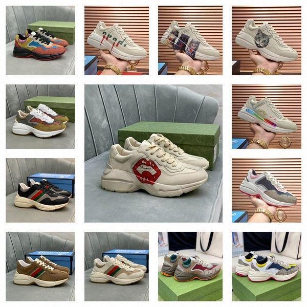 new low casual shoes rhyton sneaker designer plaid pattern platform classic suede leather sports skateboarding shoes men women sneakers with, Black
new low casual shoes rhyton sneaker designer plaid pattern platform classic suede leather sports skateboarding shoes men women sneakers with, Black