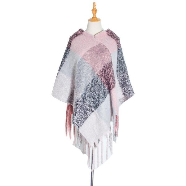 scarves autumn and winter ladies loop yarns thick scarf women's outdoor keep warm pullover cloak plaid long tassel shawl polyester, Blue;gray
scarves autumn and winter ladies loop yarns thick scarf women's outdoor keep warm pullover cloak plaid long tassel shawl polyester, Blue;gray