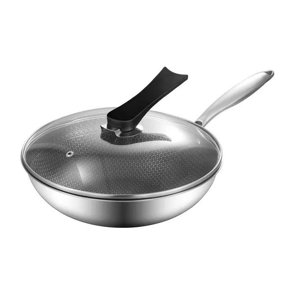pans stainless steel wok non-stick pan full screen honeycomb design no lampblack coating frying kitchen tools kitchenware
pans stainless steel wok non-stick pan full screen honeycomb design no lampblack coating frying kitchen tools kitchenware