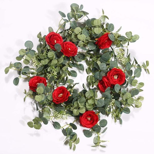 decorative flowers & wreaths 1.8m fabrictea flower strap berry vine money leaves artificial eucalyptus garden wedding decoration
decorative flowers & wreaths 1.8m fabrictea flower strap berry vine money leaves artificial eucalyptus garden wedding decoration
