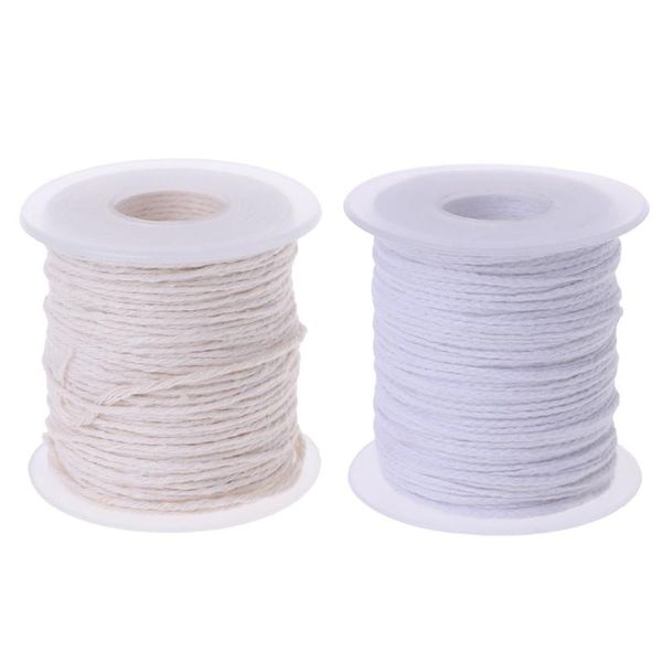 61m cotton braid candle wick core spool non-smoke diy oil lamps candles supplies
61m cotton braid candle wick core spool non-smoke diy oil lamps candles supplies
