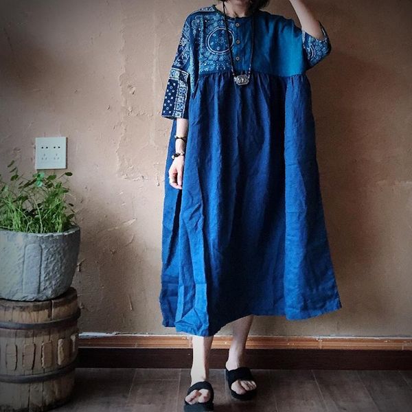 casual dresses johnature autumn print patchwork linen dress retro 2021 vintage batwing sleeve plus size o-neck women loose, Black;gray
casual dresses johnature autumn print patchwork linen dress retro 2021 vintage batwing sleeve plus size o-neck women loose, Black;gray