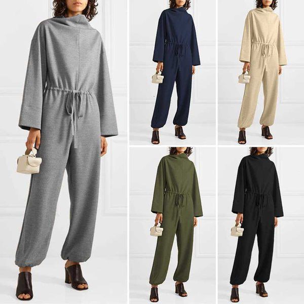women's jumpsuits & rompers jumpsuit women autumn knitted celmia high collar long sleeve party casual solid loose drawstring playsuits, Black;white
women's jumpsuits & rompers jumpsuit women autumn knitted celmia high collar long sleeve party casual solid loose drawstring playsuits, Black;white