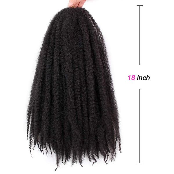 costume accessories marley crochet braiding hair extensions natural black 18 inch synthetic fluffy braids afro african kinky curly hair bra, Silver
costume accessories marley crochet braiding hair extensions natural black 18 inch synthetic fluffy braids afro african kinky curly hair bra, Silver