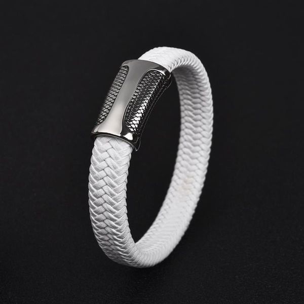 charm bracelets obsede fashion whit leather bracelet for men women stainless steel magnetic clasp wrist hand friendship jewelry gifts, Golden;silver
charm bracelets obsede fashion whit leather bracelet for men women stainless steel magnetic clasp wrist hand friendship jewelry gifts, Golden;silver