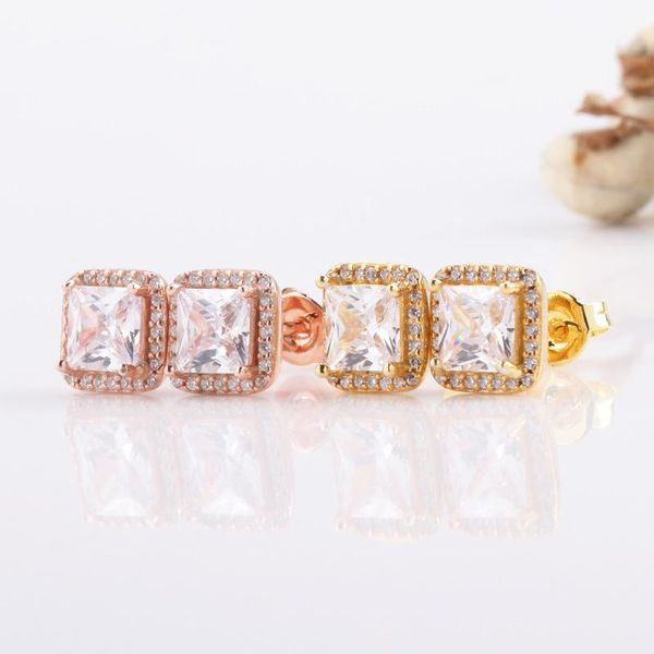 other original 925 sterling silver earring timeless elegance with zirconia studs earrings for women wedding gift fashion jewelry, Golden;silver
other original 925 sterling silver earring timeless elegance with zirconia studs earrings for women wedding gift fashion jewelry, Golden;silver