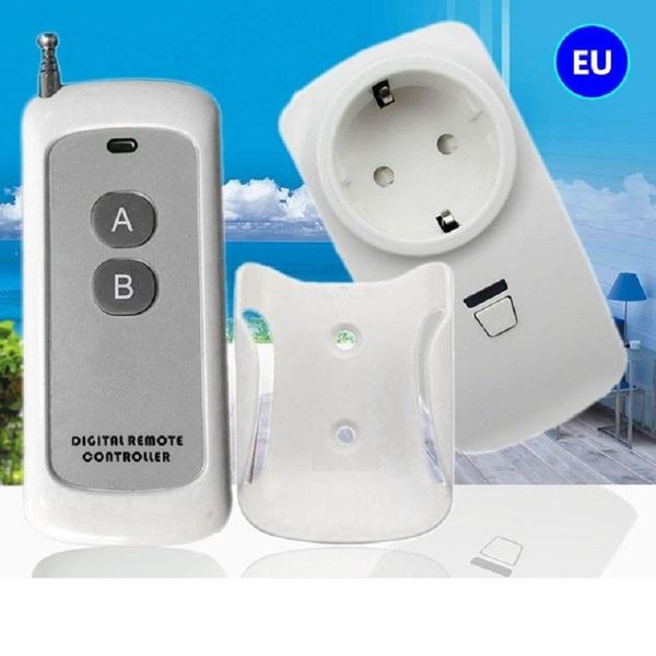 smart home control 433mhz rf remote switch socket ac 110v 220v 260v european standard plugs+ with 2 button transmitter
smart home control 433mhz rf remote switch socket ac 110v 220v 260v european standard plugs+ with 2 button transmitter