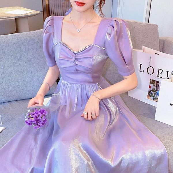 party dresses summer purple elegant dress women french retro casual sweet fairy female pretty club holiday kawaii 2021, White;black
party dresses summer purple elegant dress women french retro casual sweet fairy female pretty club holiday kawaii 2021, White;black