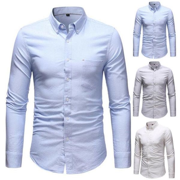 men's casual shirts mens solid color long sleeve business formal office style turn-down collar fashion light men, White;black
men's casual shirts mens solid color long sleeve business formal office style turn-down collar fashion light men, White;black