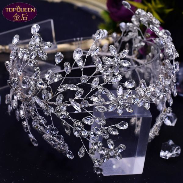 silver handmade press diamond tiara baroque crystal bridal headwear crown rhinestone with wedding jewelry hair accessories bridal crowns hea
silver handmade press diamond tiara baroque crystal bridal headwear crown rhinestone with wedding jewelry hair accessories bridal crowns hea
