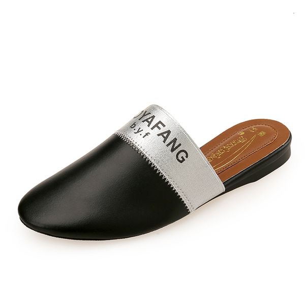 sandals sandálias femininas de pu sem salto, chinelos para mulheres, rasteirinhas, sapatos verão, bico redondo, slize, preto e branco, taman, Black
sandals sandálias femininas de pu sem salto, chinelos para mulheres, rasteirinhas, sapatos verão, bico redondo, slize, preto e branco, taman, Black