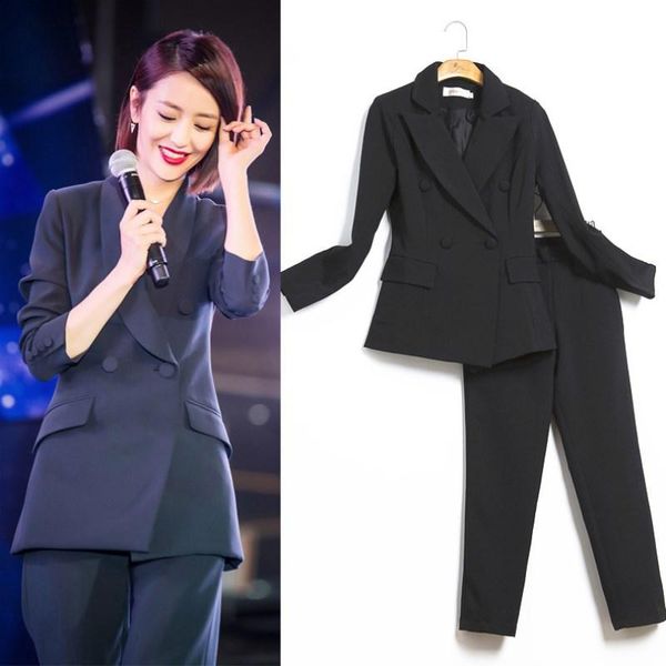 women's suits & blazers 2021 autumn and winter fashion slim business professional ol suit female small jacket trend wild ms, White;black
women's suits & blazers 2021 autumn and winter fashion slim business professional ol suit female small jacket trend wild ms, White;black