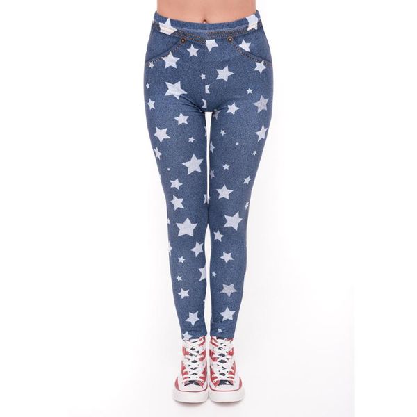 women's leggings woman pants leggins mujer blue jeans with stars printing legging feminina fitness workout fashion clothing, Black
women's leggings woman pants leggins mujer blue jeans with stars printing legging feminina fitness workout fashion clothing, Black