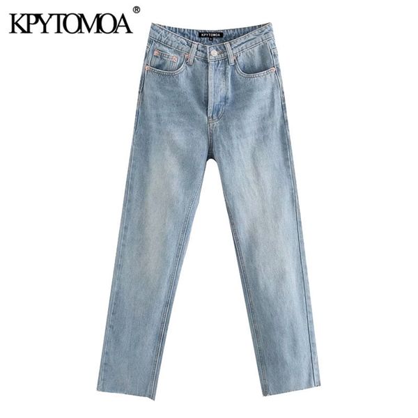 kpytomoa women chic fashion high waist straight jeans vintage buttons fly pockets denim pants female ankle trousers jean 201109, Blue
kpytomoa women chic fashion high waist straight jeans vintage buttons fly pockets denim pants female ankle trousers jean 201109, Blue